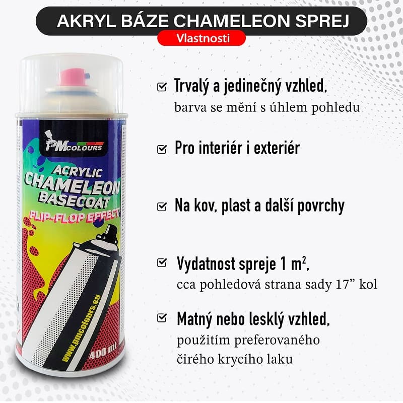 Přednosti Chameleon barvy
