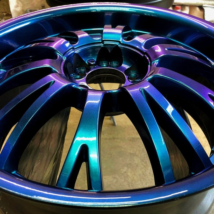 Chamäleon/Flip-Flop Effektlack NAVY (blau-violett), 100 ml, PMcolours