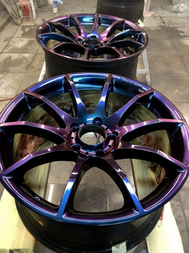 Flip Flop Lack mit MultiColor Chamäleon-Effekt ECLIPSE (blau-lila-orange-rot), Spray 400 ml, PMcolours