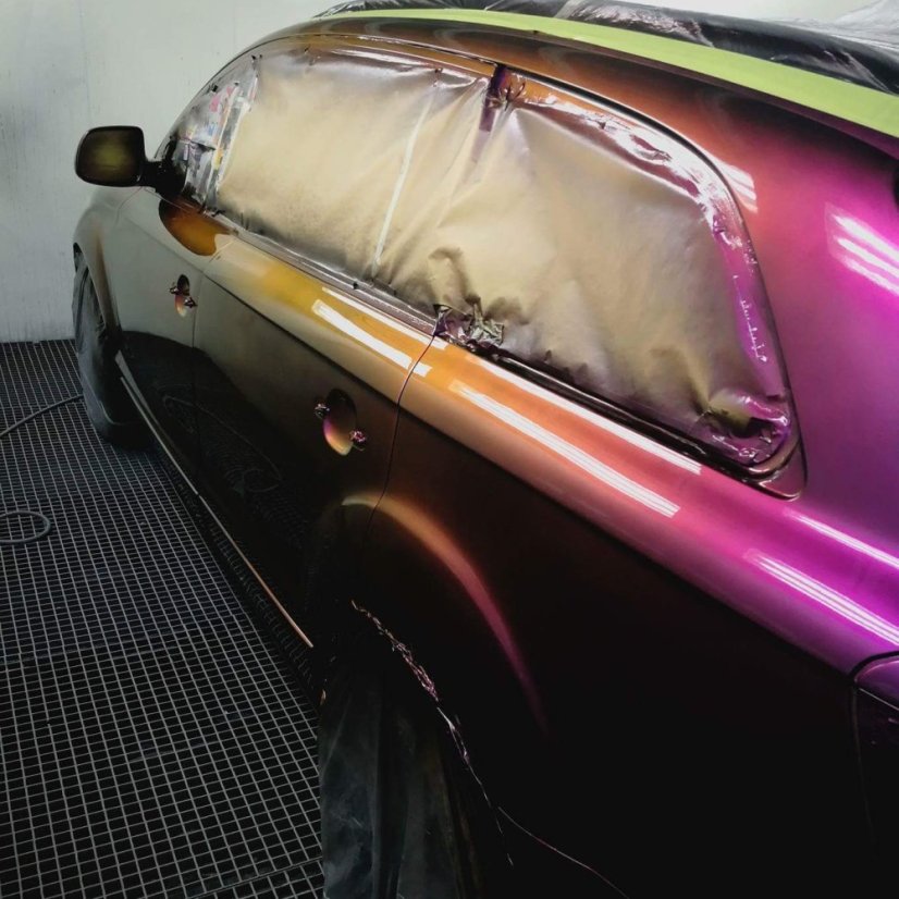 Flip Flop Lack mit MultiColor Chamäleon-Effekt BURGUNDERROT (burgunderrot-gold), Spray 400 ml, PMcolours