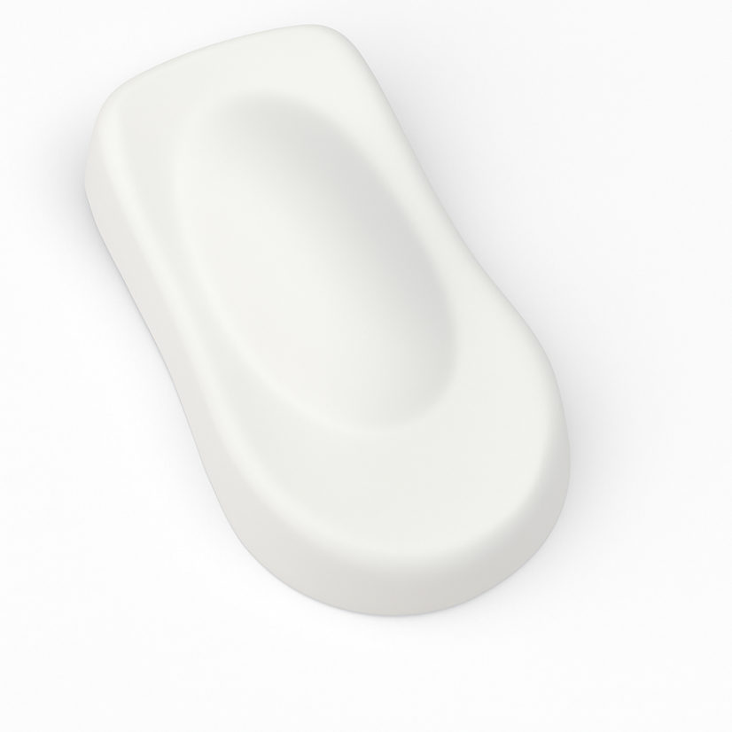 Weiße BC-Basis (1K) – 100 ml für Lackierpistole, Untergrund für Ghost-Perl-Effektlacke, PMcolours