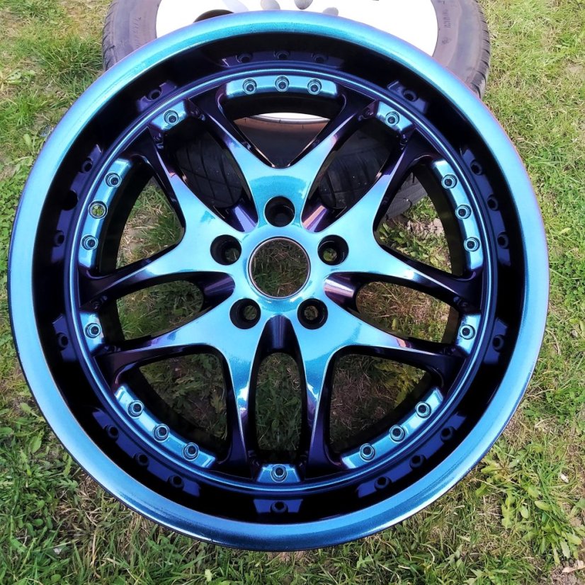 Chamäleon/Flip-Flop Effektlack AURORA (blau-violett), 100 ml, PMcolours