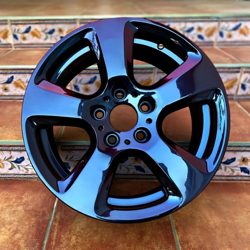 Chamäleon/Flip-Flop Effektlack LAVA (schwarz–rot–gelb), 100 ml, PMcolours