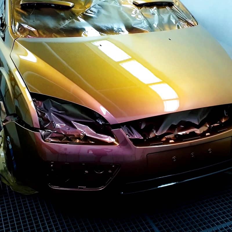 Chamäleon/Flip-Flop Effektlack ROT (rot–gold), 100 ml, PMcolours