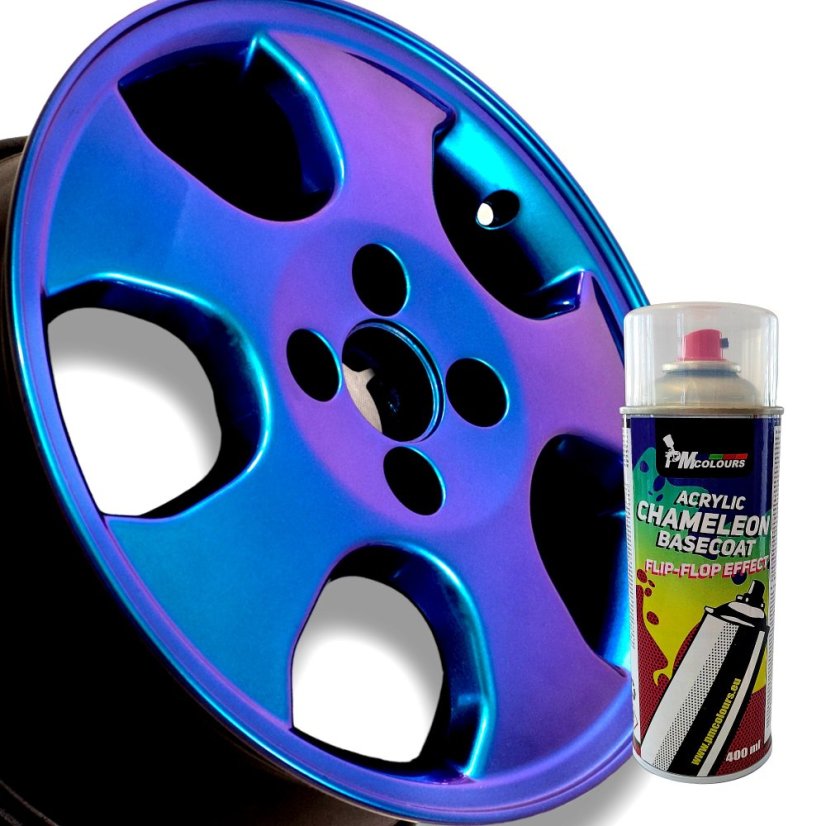 Flip Flop Lack mit MultiColor Chamäleon-Effekt NAVY (blau-violett), Spray 400 ml, PMcolours