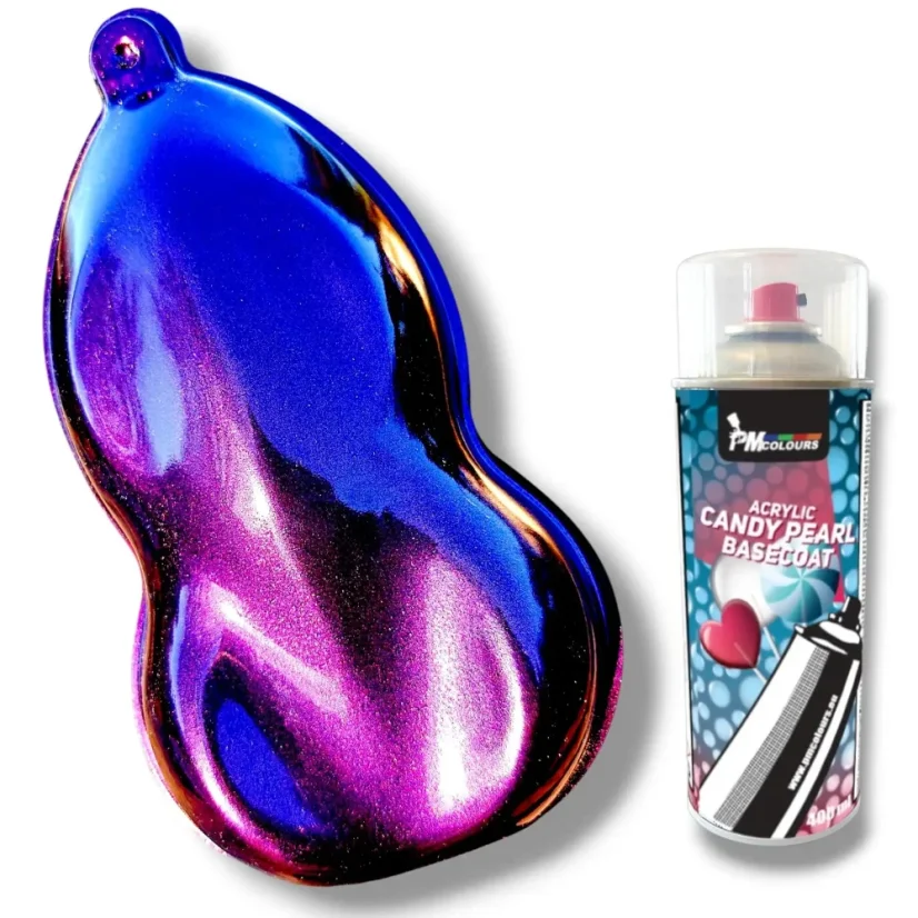 Candy Pearl Plum Purple – fialová 400 ml sprej, PMcolours