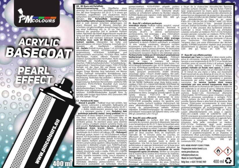 Gold-Perl SolarGold – 400 ml Spray, Basis für Candy, PMcolours