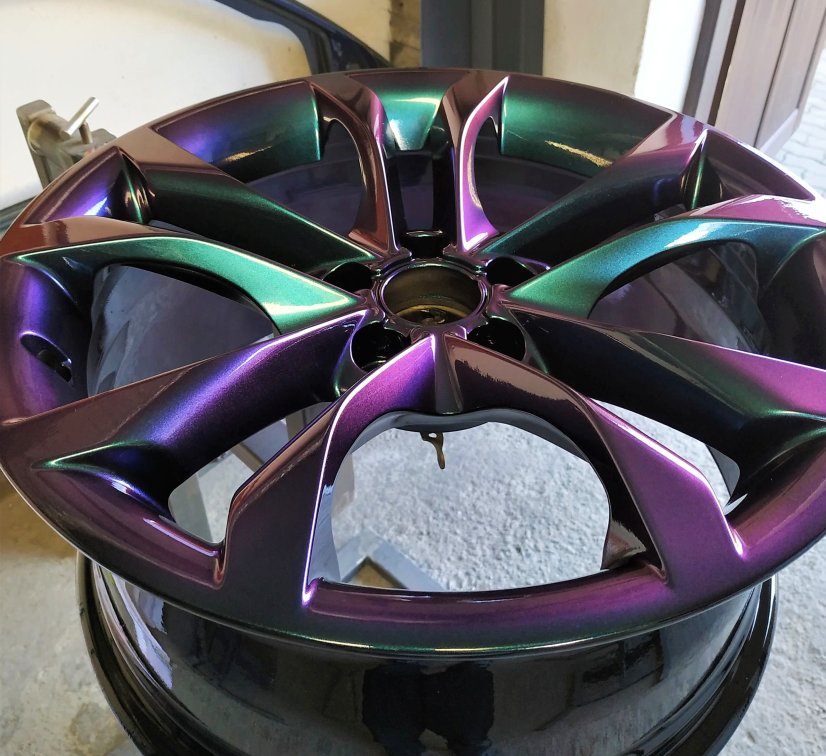 Chamäleon/Flip-Flop Effektlack GRÜN (grün–blau–violett), 100 ml, PMcolours