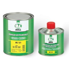 set plnič + tužidlo BOLL 960 ml - šedá