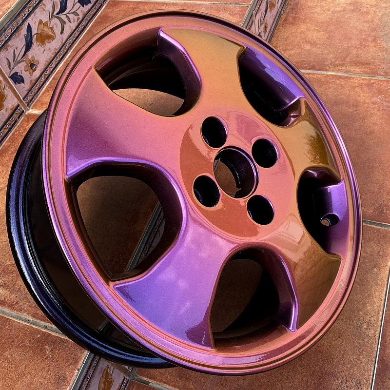 Flip Flop Lack mit MultiColor Chamäleon-Effekt BURGUNDERROT (burgunderrot-gold), Spray 400 ml, PMcolours