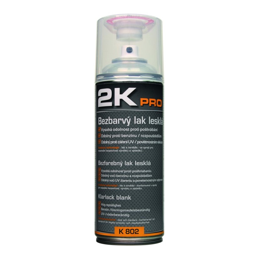 2K PRO Klarlack glänzend – 400 ml Spray (351802)