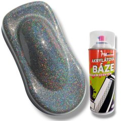 Holografischer Glitzer – Silber, 400 ml Spray, PMcolours