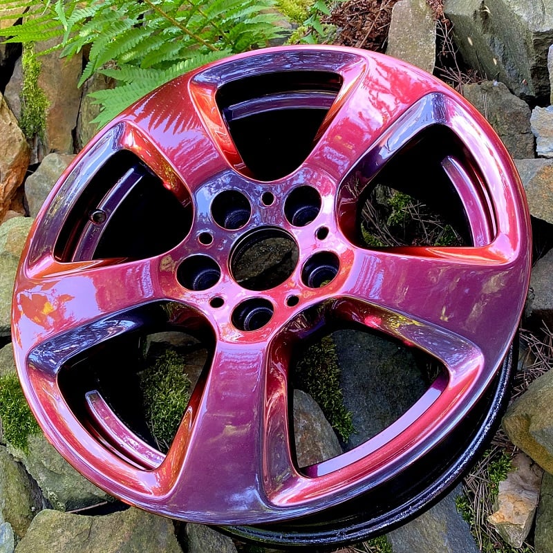 Chamäleon/Flip-Flop Effektlack LAVA (schwarz–rot–gelb), 100 ml, PMcolours