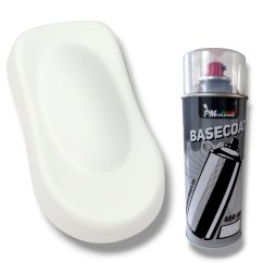 Weiße BC-Basis (1K) – 400 ml Spray, Untergrund für Ghost-Perl-Effektlacke, PMcolours