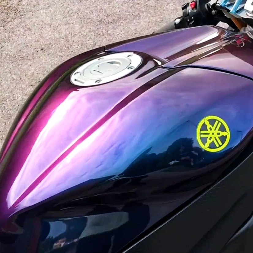 Chamäleon/Flip-Flop Effektlack ECLIPSE (blau–lila–orange–rot), 100 ml, PMcolours