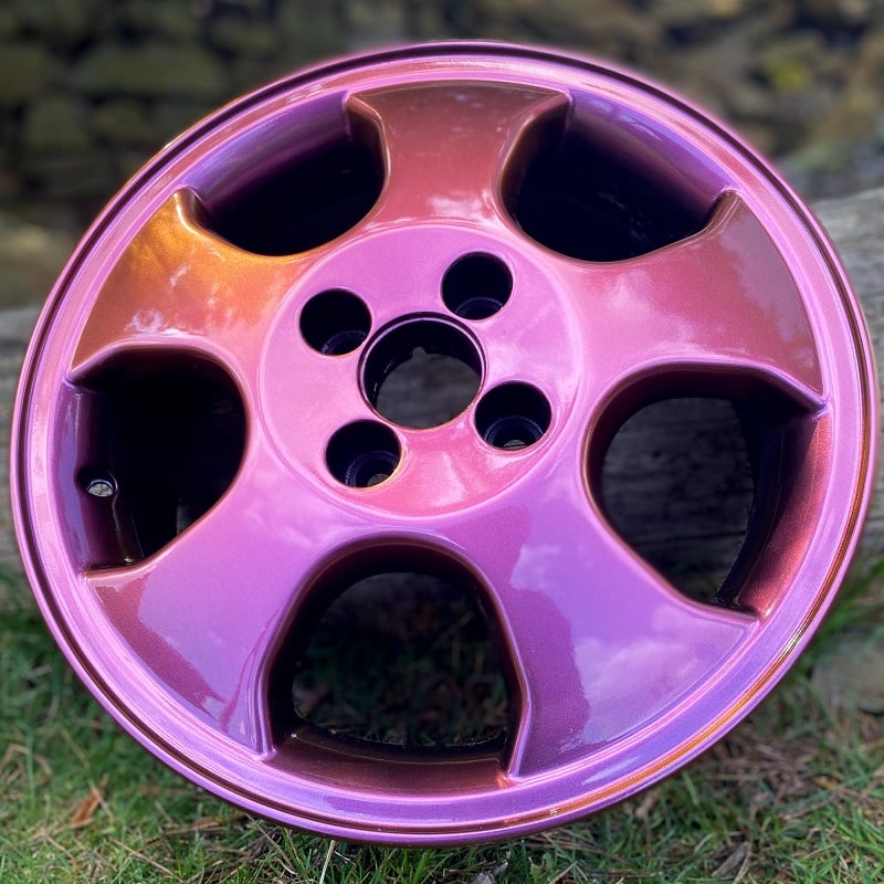 Flip Flop Lack mit MultiColor Chamäleon-Effekt BURGUNDERROT (burgunderrot-gold), Spray 400 ml, PMcolours