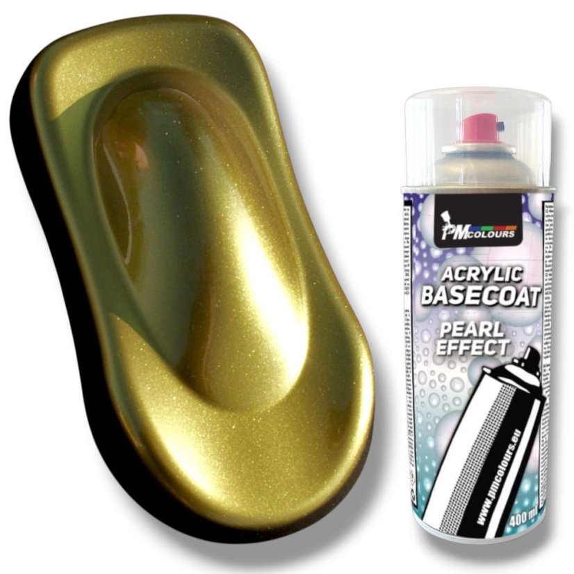 Zlatá perleť Solar Gold, podklad pod Candy, 400 ml sprej, PMcolours
