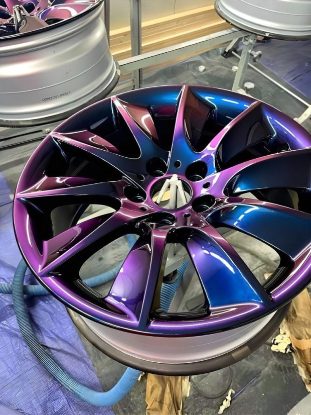 Flip Flop Lack mit MultiColor Chamäleon-Effekt ECLIPSE (blau-lila-orange-rot), Spray 400 ml, PMcolours