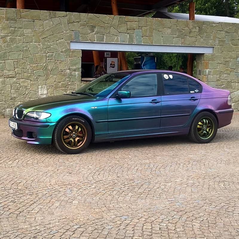 Chamäleon/Flip-Flop Effektlack GRÜN (grün–blau–violett), 100 ml, PMcolours