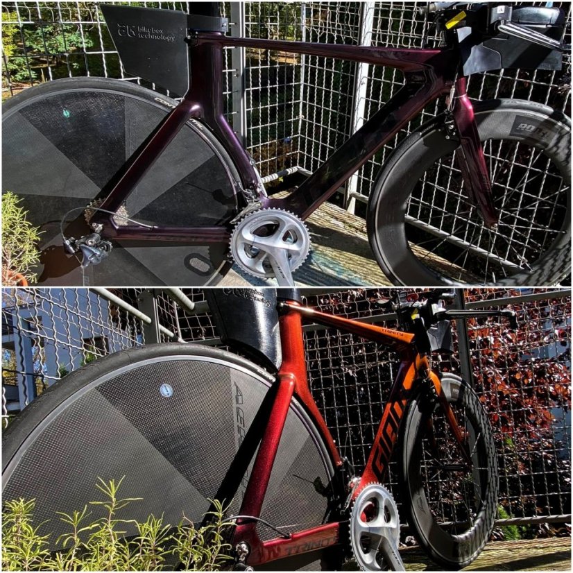 Flip Flop Lack mit MultiColor Chamäleon-Effekt LAVA (schwarz-rot-gelb), Spray 400 ml, PMcolours