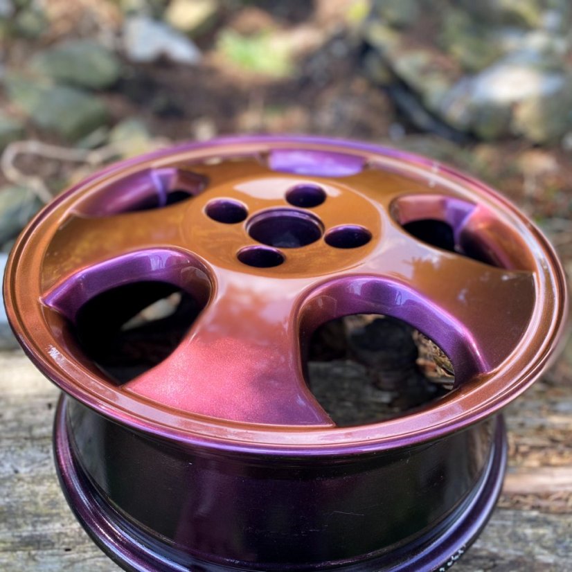 Flip Flop Lack mit MultiColor Chamäleon-Effekt BURGUNDERROT (burgunderrot-gold), Spray 400 ml, PMcolours