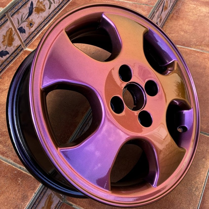 Chamäleon/Flip-Flop Effektlack BURGUNDERROT (burgunderrot–gold), 100 ml, PMcolours