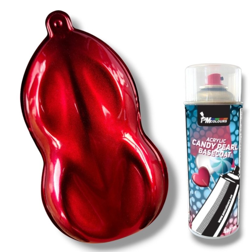 Candy Pearl Apple Red – červená 400 ml sprej, PMcolours