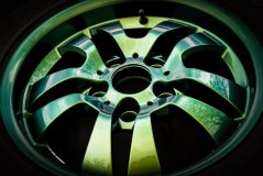 Flip Flop Lack mit MultiColor Chamäleon-Effekt ARMY (grün–blau), Spray 400 ml, PMColours