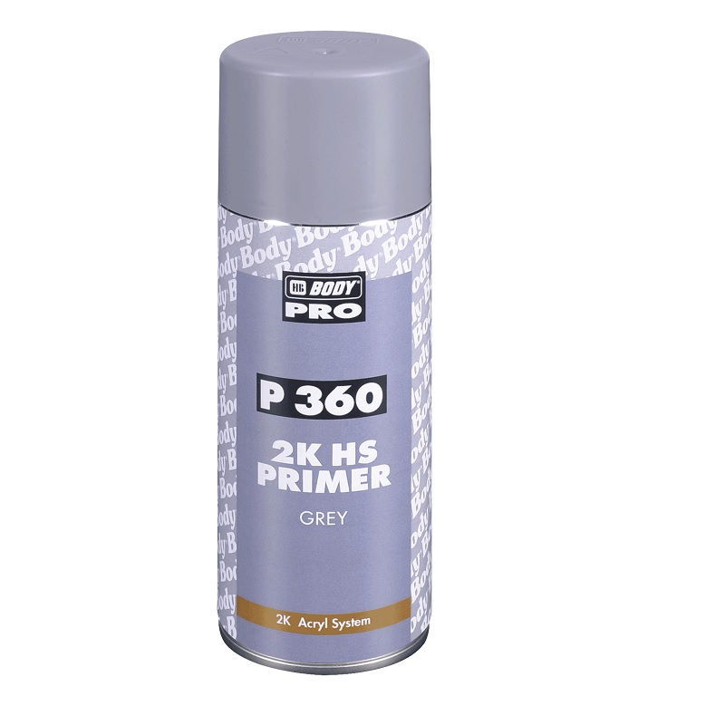 2K HB Body P360 Grau Füller – 400 ml Spray (6689)