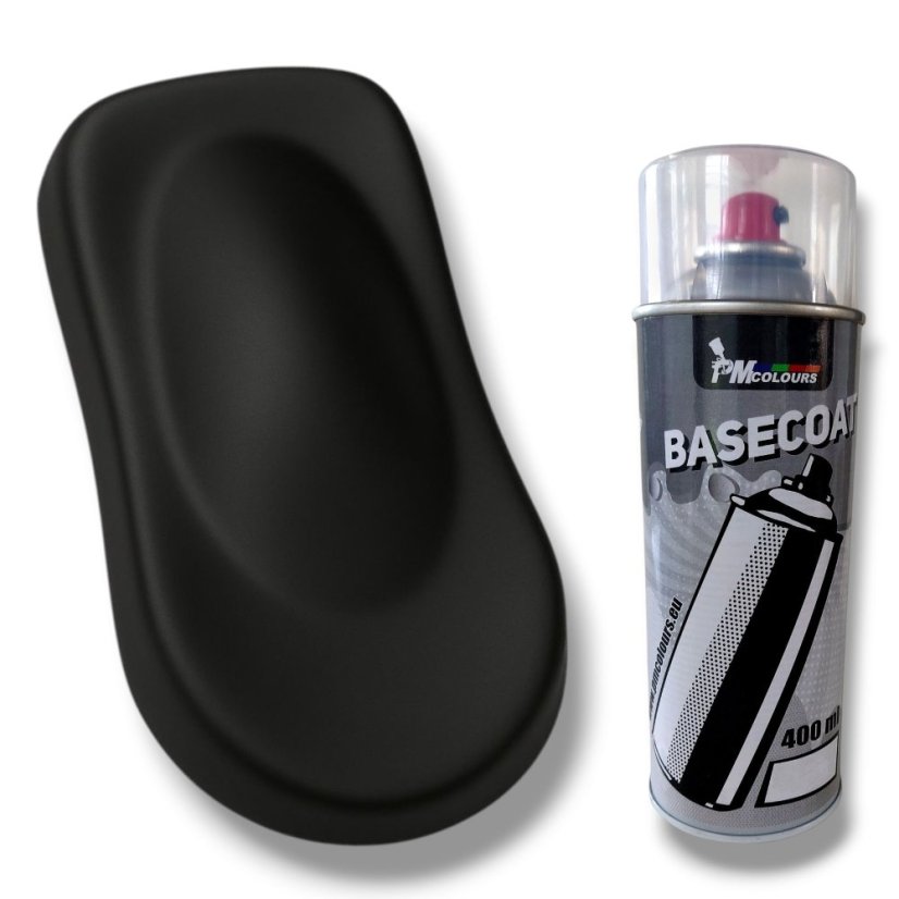 Schwarze Basis (1K) – 400 ml Spray, für Metallic-, Perl-, Chamäleon- und Hologramm-Lacke, PMcolours