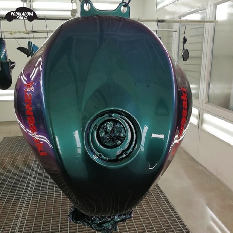 Chamäleon/Flip-Flop Effektlack GRÜN (grün–blau–violett), 100 ml, PMcolours