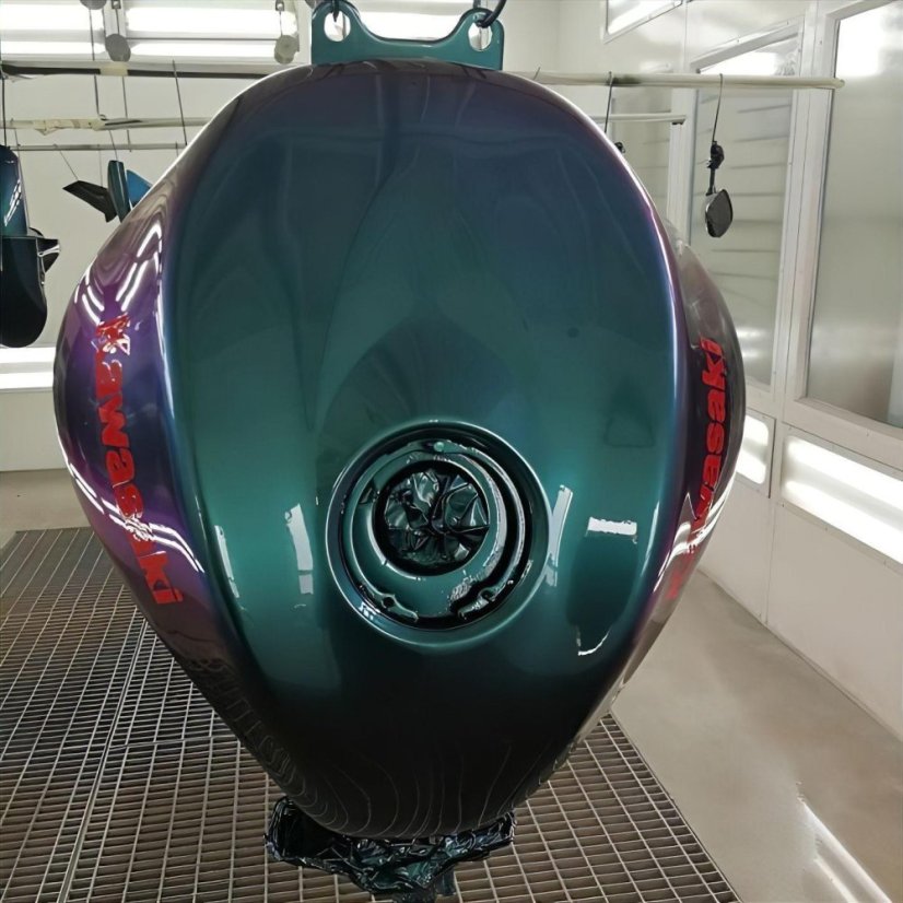 Flip Flop Lack mit MultiColor Chamäleon-Effekt GRÜN (grün-blau-violett), Spray 400 ml, PMcolours