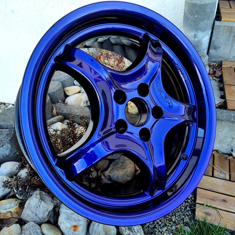 Flip Flop Lack mit MultiColor Chamäleon-Effekt VULCAN (blau-schwarz), Spray 400 ml, PMColours