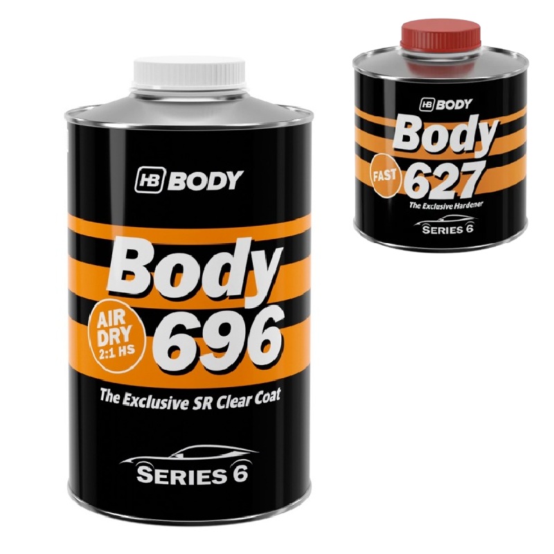 lak HB Body 696+627 AirDry HS set 1+0,5 l, lesklý