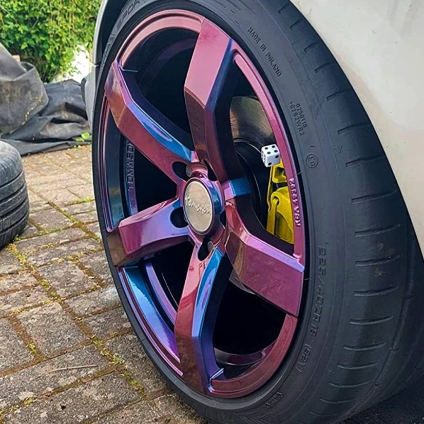 Chamäleon/Flip-Flop Effektlack ECLIPSE (blau–lila–orange–rot), 100 ml, PMcolours