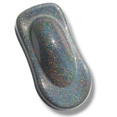 Holografischer Glitzer – Silber, 100 ml für Lackierpistole, PMcolours