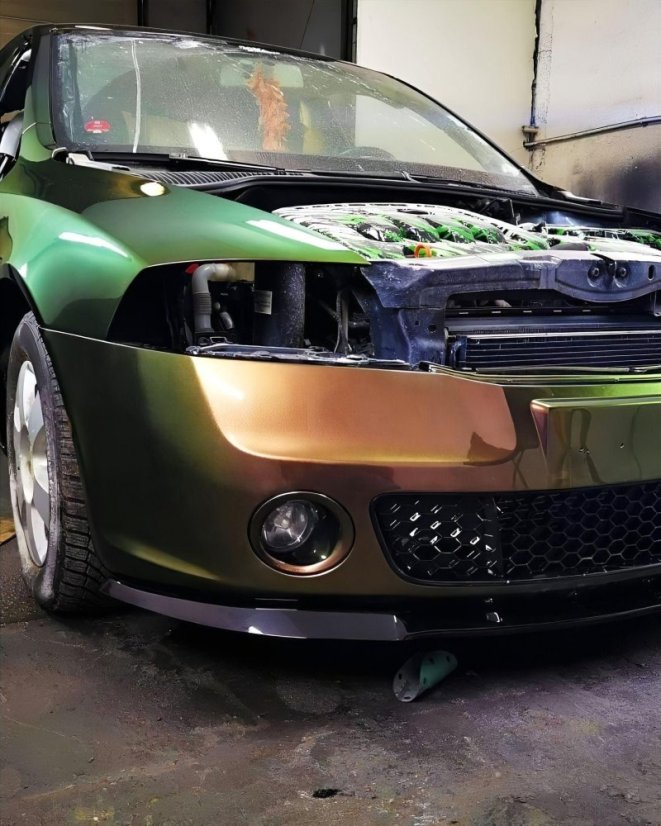 Flip Flop Lack mit MultiColor Chamäleon-Effekt OLDTIME (bronze-grün), Spray 400 ml, PMcolours